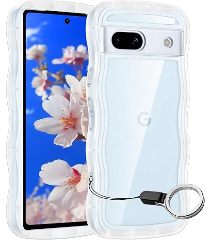 Amazon.co.jp: と互換性がある Google Pixel 6 ケース クリア ウェーブ
